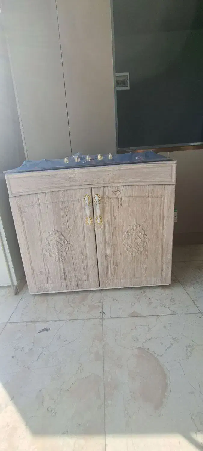 اجاق گاز ۵ شعله شیشه ای طرح‌ کابینتی|اجاق گاز و لوازم برقی پخت‌وپز|اسلام‌شهر, شهرک قائمیه|دیوار