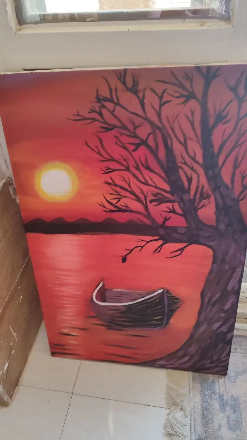 تابلو رنگ  روغن|تابلو، نقاشی، عکس|جهرم, |دیوار