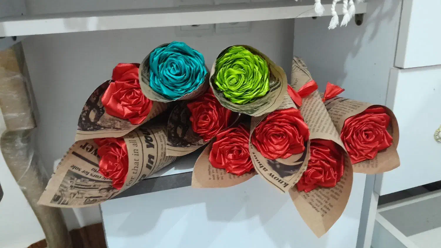 گل ربانی|گل مصنوعی|رشت, انصاری|دیوار