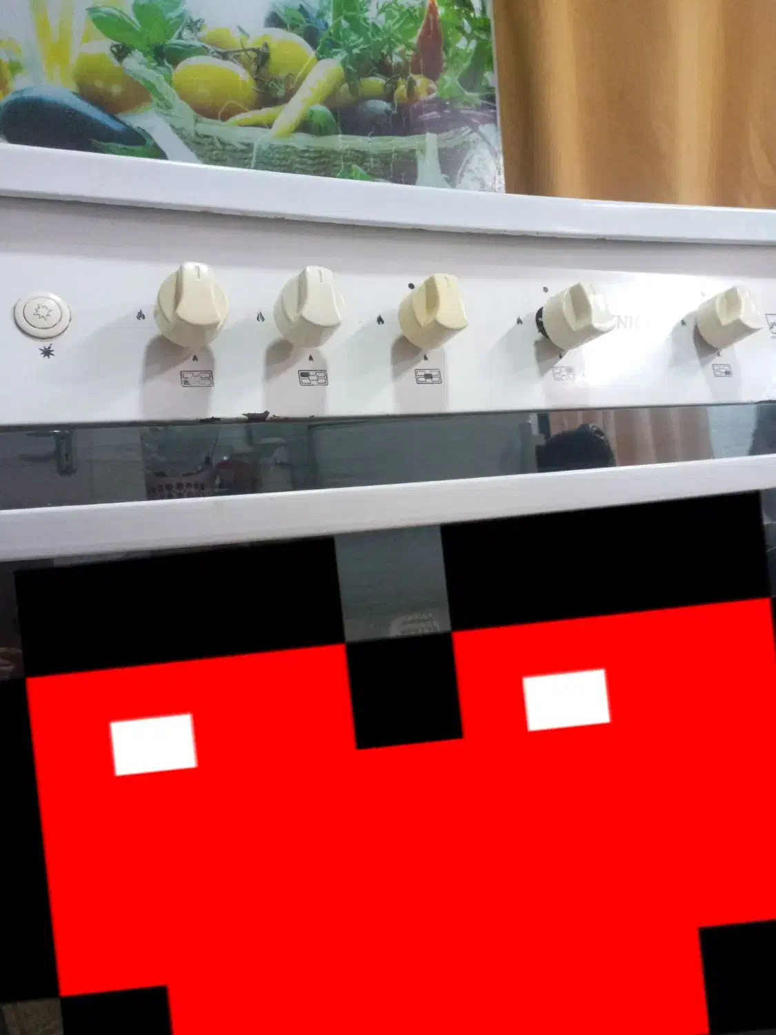 گازپنج شعله طرح فر(سنگاچین)|اجاق گاز و لوازم برقی پختوپز|بندر انزلی, چهارفریضه|دیوار