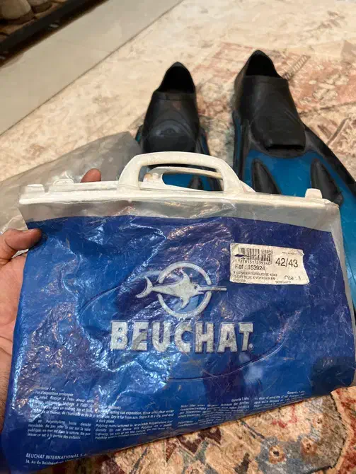 فین غواصی حرفه ای beuchat اصل فرانسه|غواصی و ورزش‌های آبی|تهران, پاسداران|دیوار
