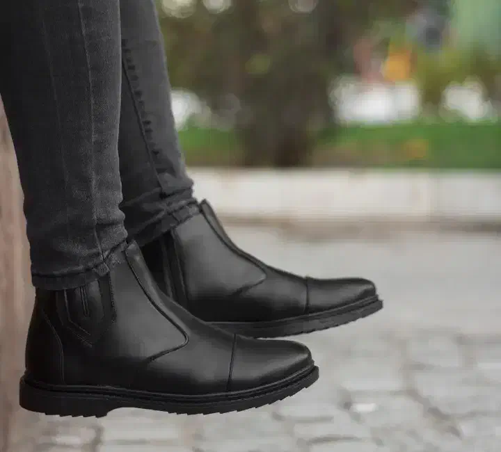 نیم بوت مردانه مدل اسپانیا رنگ مشکلی|کیف، کفش، کمربند|سلماس, |دیوار