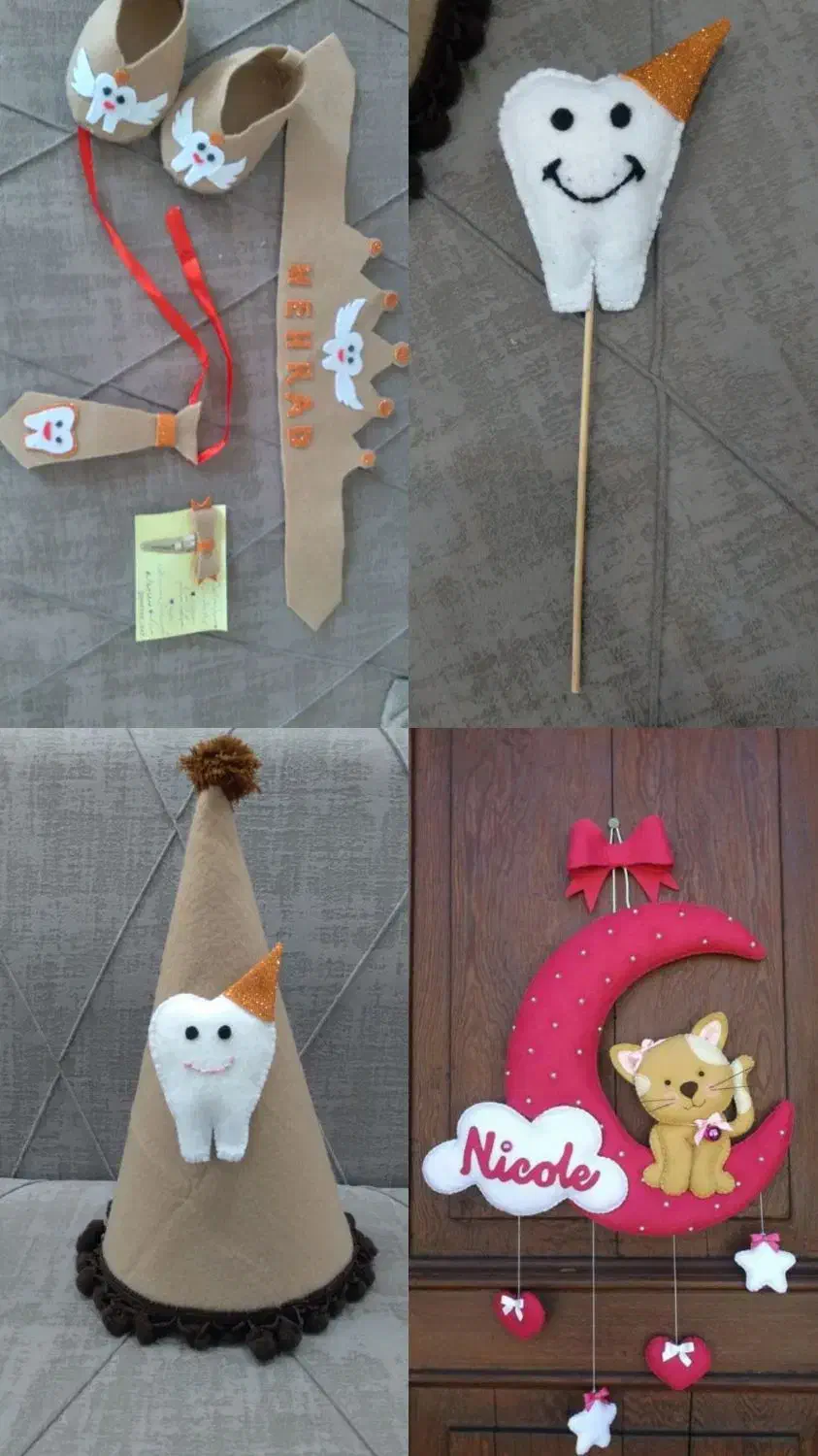 کارهای نمدی با سفارش طرح های دلخواه شما|صنایع دستی و سایر لوازم تزئینی|نیشابور, فردوسی جنوبی|دیوار