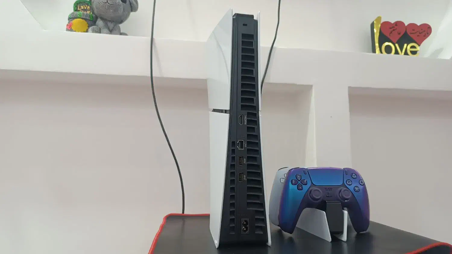 PS5 اسلیم دیجیتال دو دسته + پایه شارژر فول گیم|کنسول، بازی ویدئویی و آنلاین|جم, |دیوار