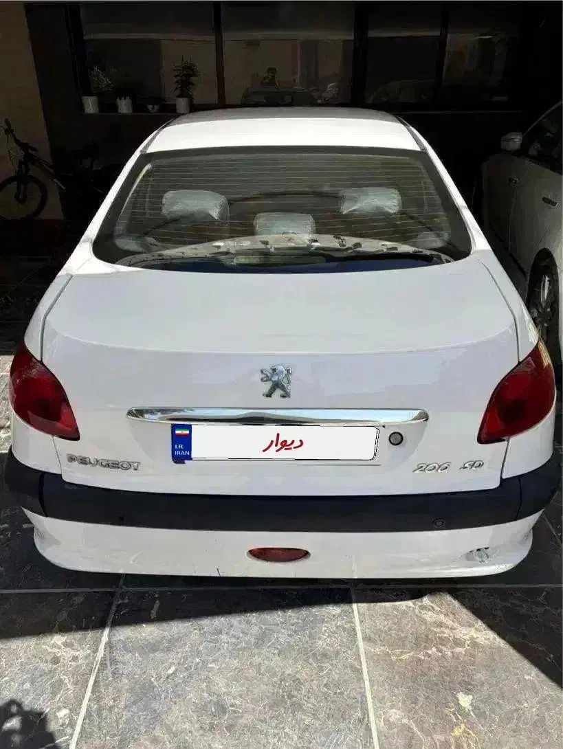 206 SD V8 TU5  ۲۰۶صندوقدار|خودرو سواری و وانت|اصفهان, پارک مشتاق|دیوار