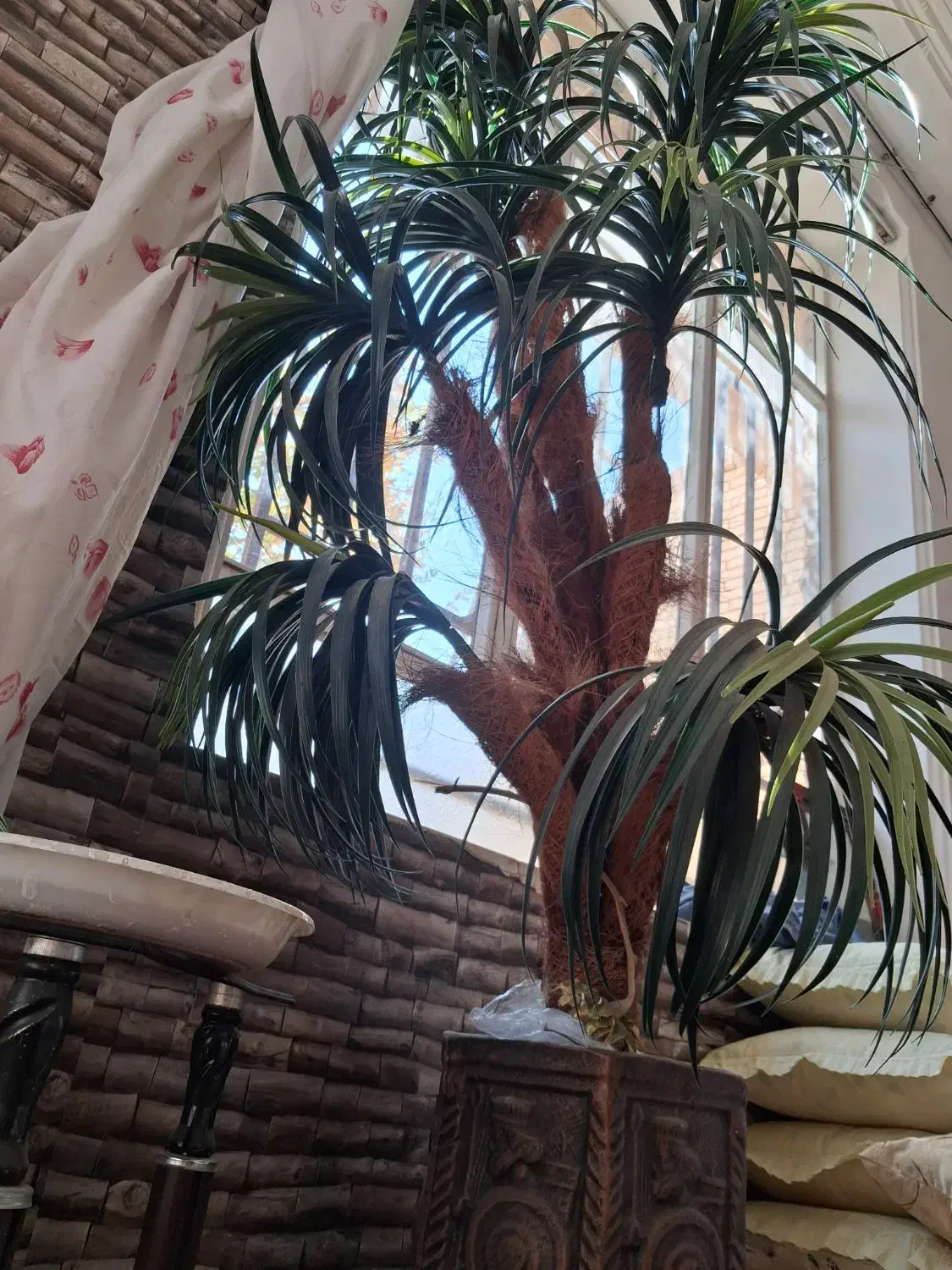 گلدان دم شمشیری مصنوعی|گل مصنوعی|آباده, |دیوار