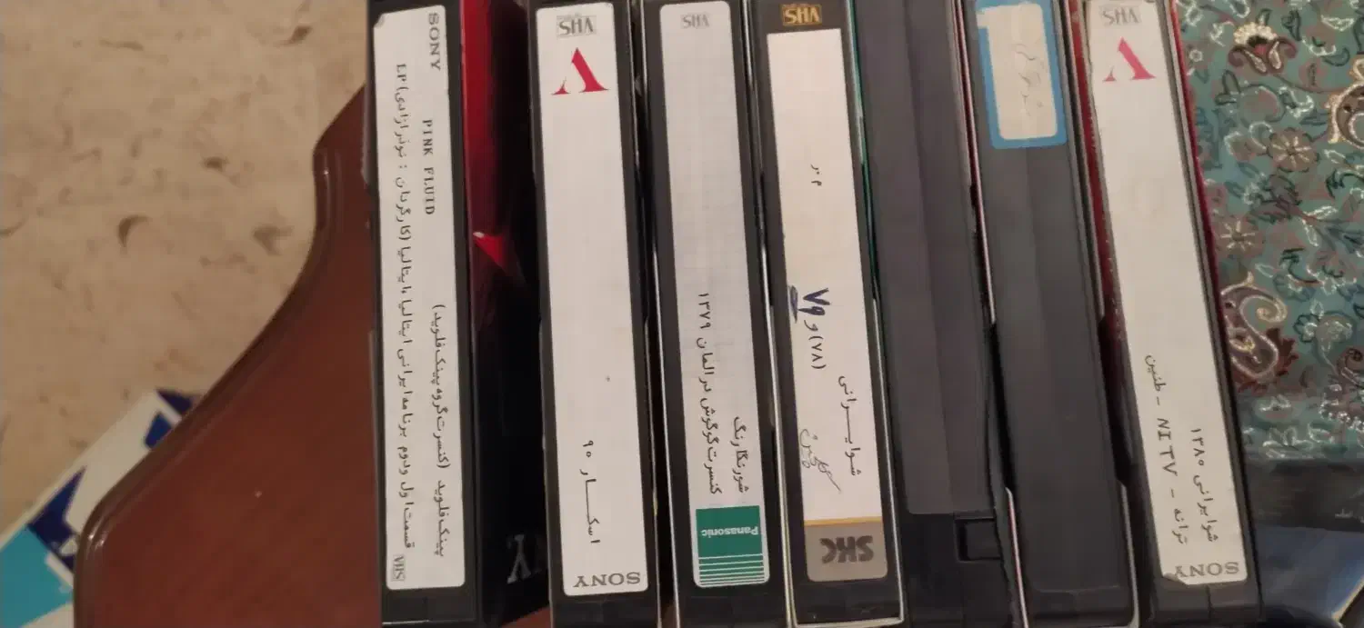 نوارهای ویدیوی وی اچ اس ۱۲۰ و ۱۸۰ دقیقه ای|پخش‌کننده DVD و ویدیو|تهران, کوی بیمه|دیوار