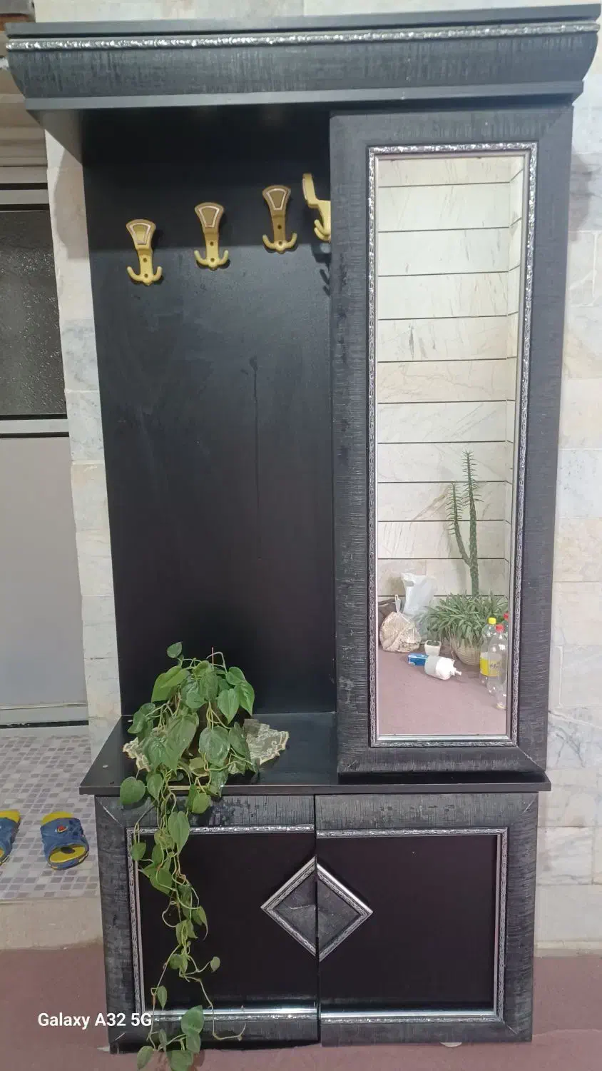 جاکفشی اینه چند کاربرد|جاکفشی، کمد، دراور|قرق, |دیوار