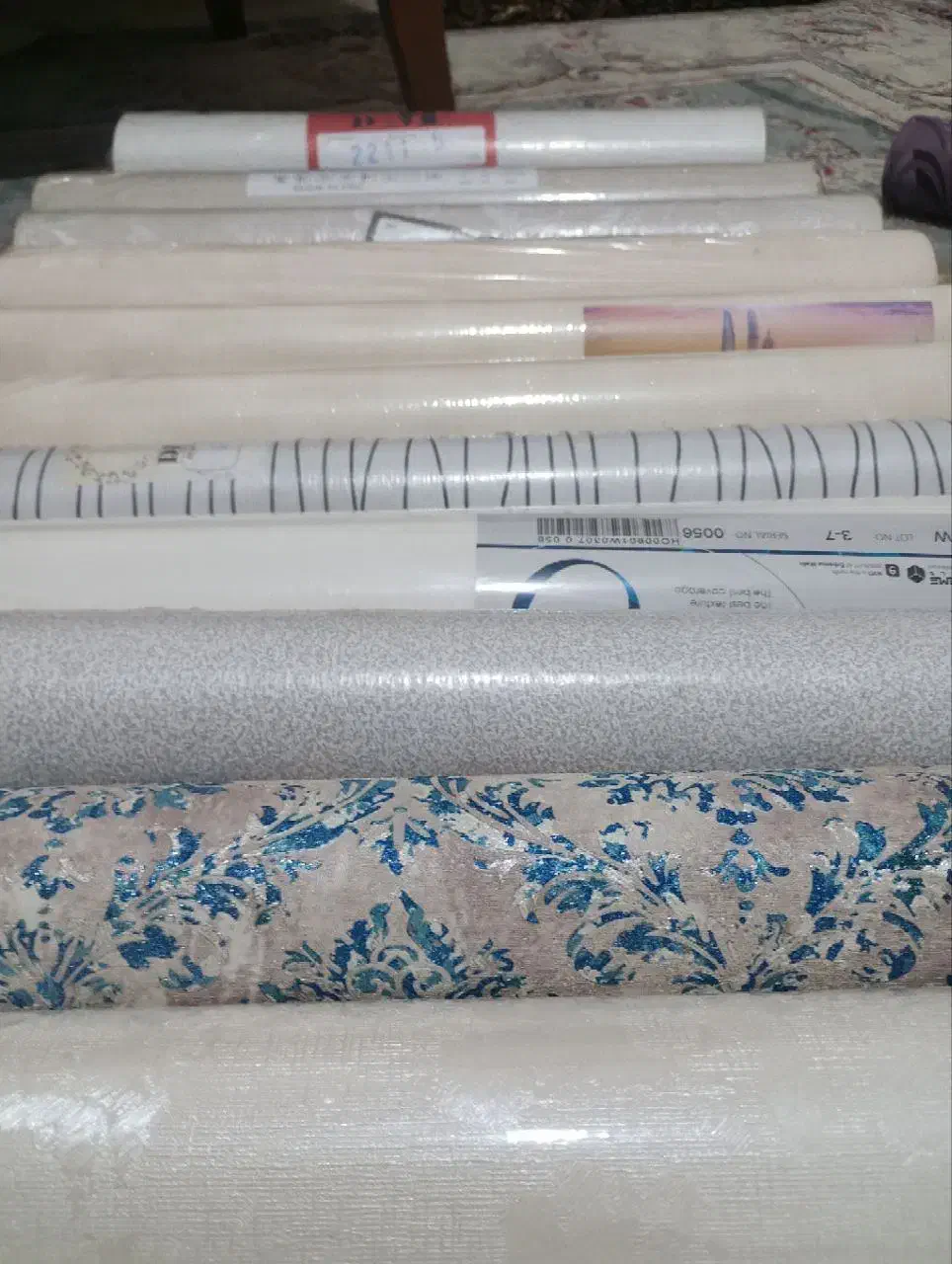 فروش رول کاغذ دیواری با انواع مختلف|مصالح و تجهیزات ساختمان|گلوگاه بابل (گلیا), |دیوار