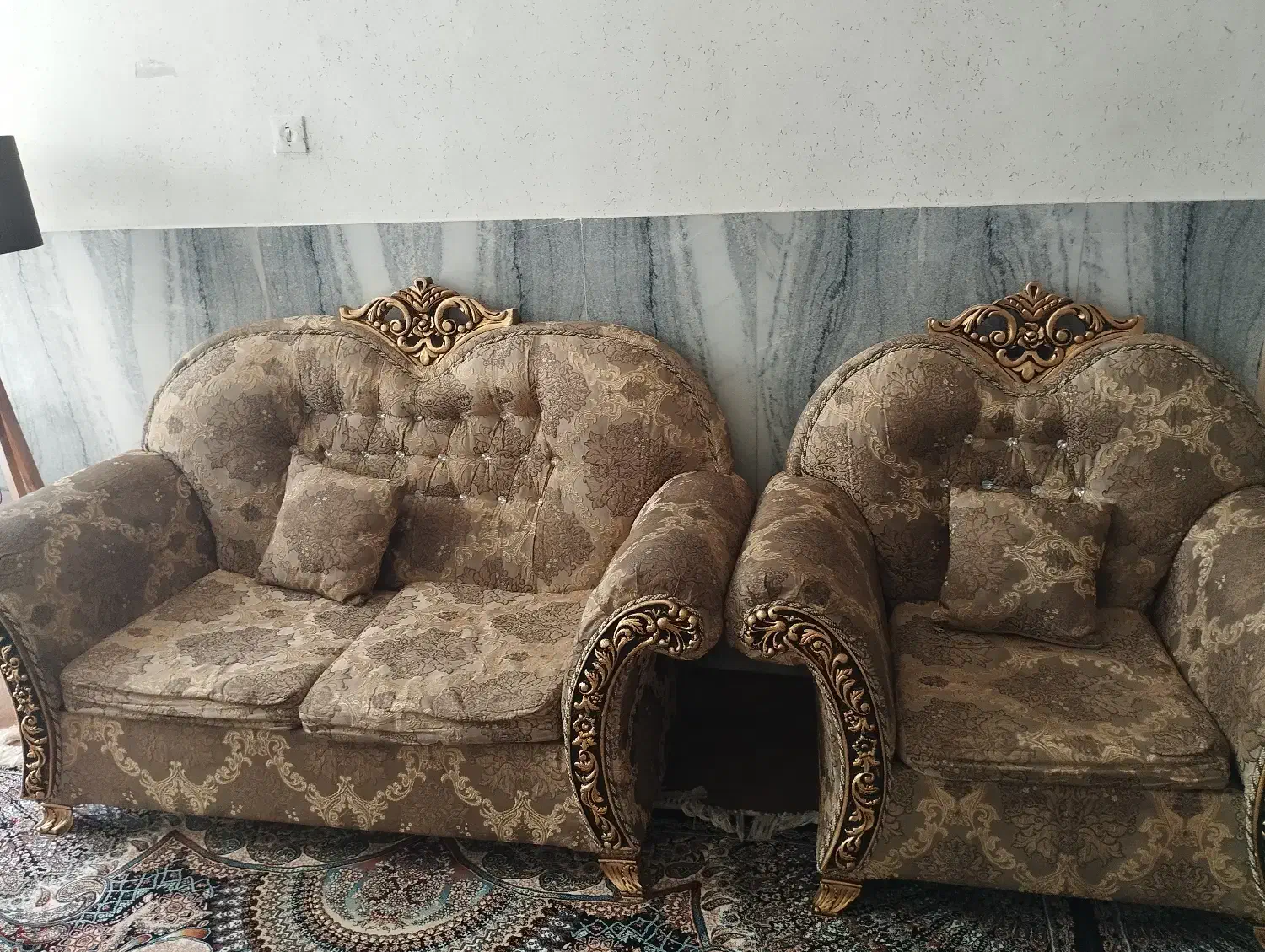 مبل۷ نفره|مبلمان خانگی و میز عسلی|قروه, |دیوار