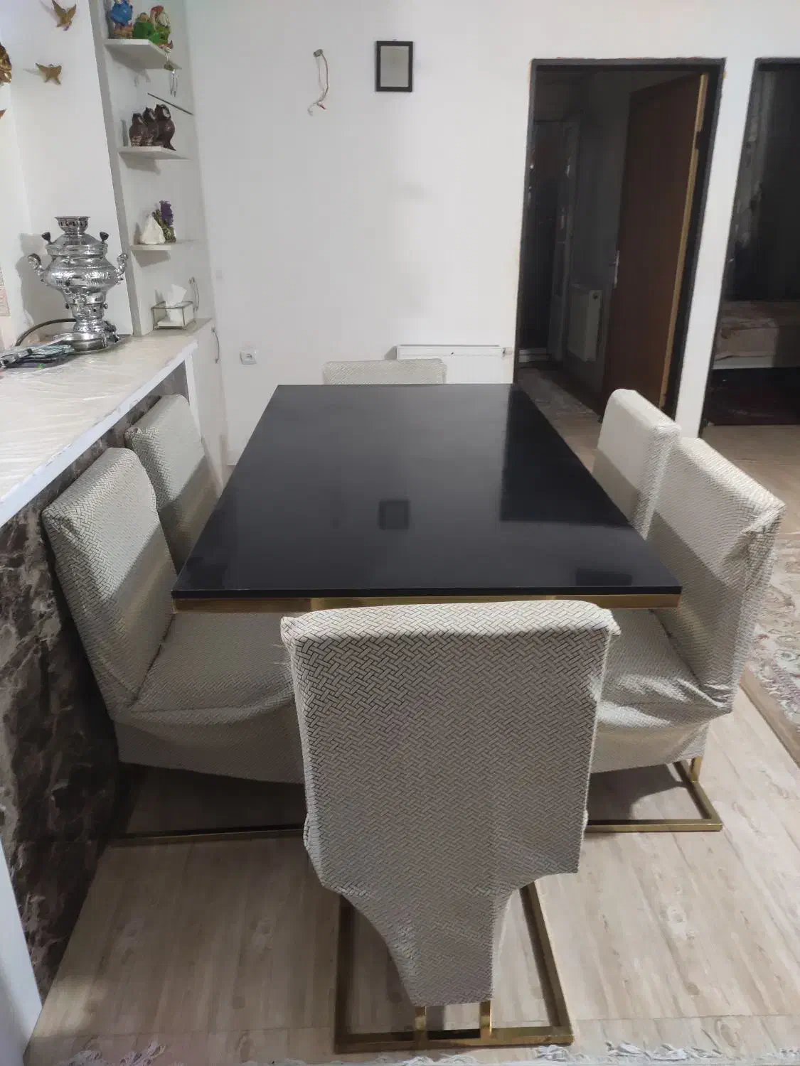 میز ناهاری خوری شش نفره|میز و صندلی غذاخوری|فشاپویه, |دیوار