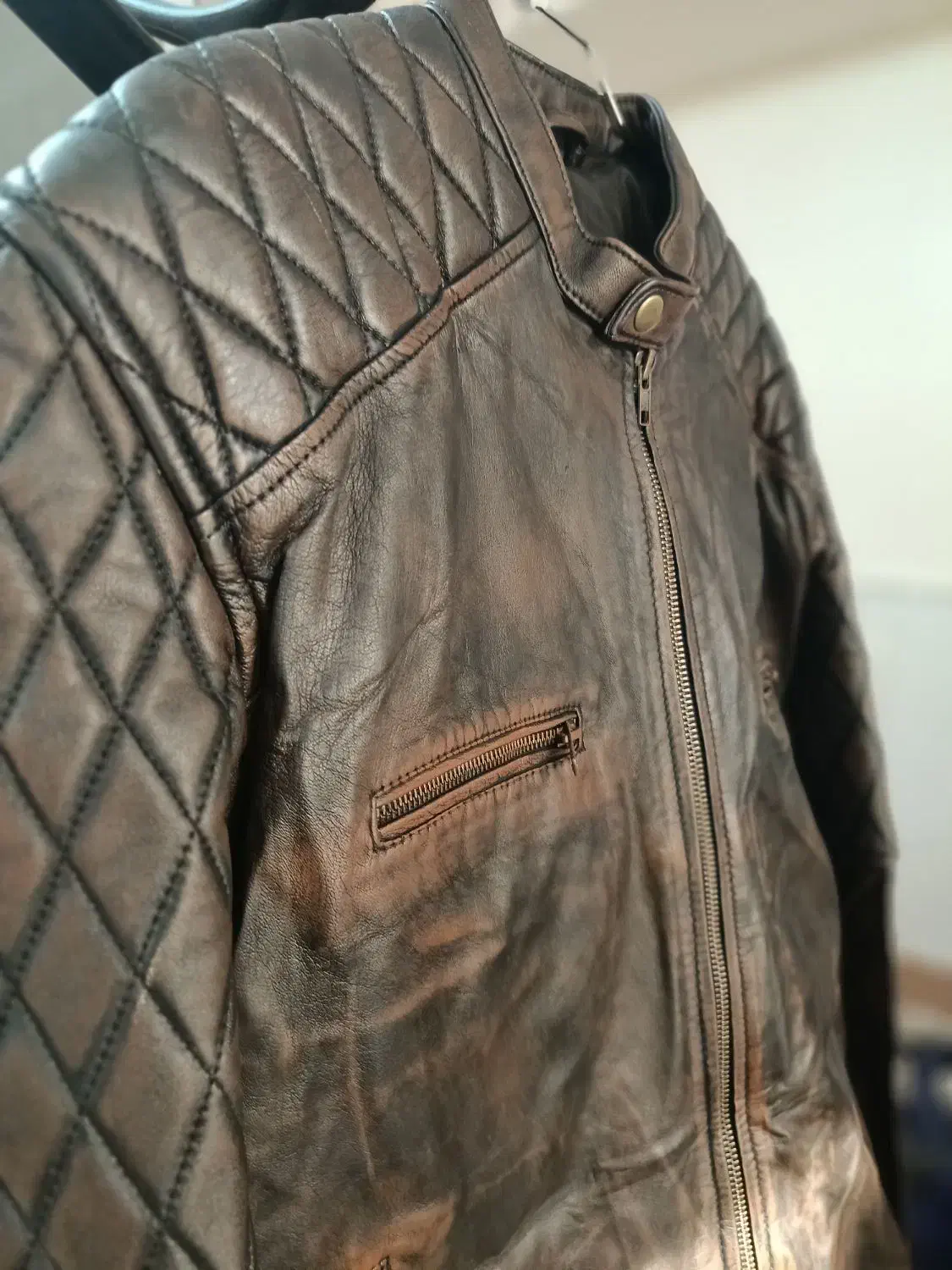 کاپشن چرم طبیعی زنانه و مردانه|لباس|قم, بلوار امین و ساحلی|دیوار