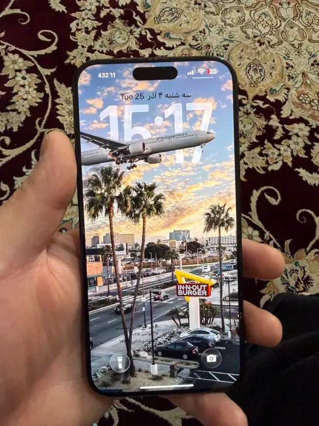 فروش فوری آیفون 15 پرومکس مشکی ، یک ترابایت|موبایل|اصفهان, خانه اصفهان|دیوار