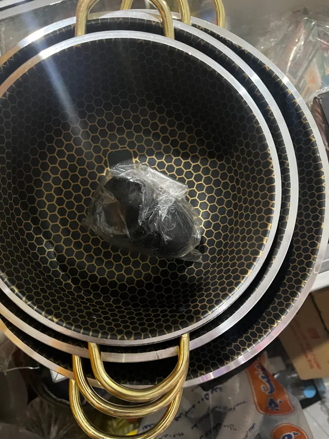 سرویس هفت پارچه دیگ و ماهیتابه|ظروف پخت‌وپز|گرگان, |دیوار