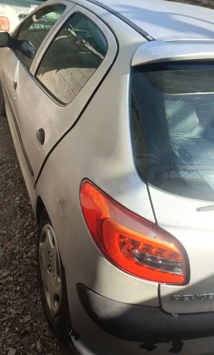 206 نقره ای مدل 85|خودرو سواری و وانت|داراب, |دیوار