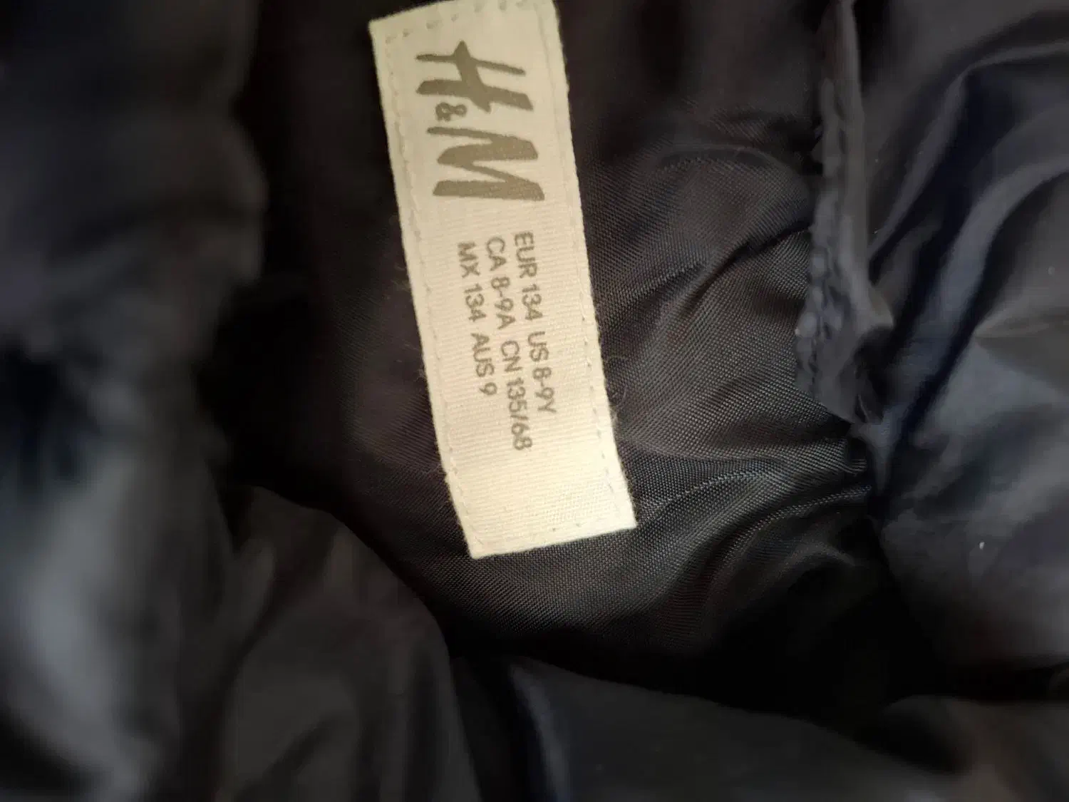 کاپشن H&M نو سایز ۹ سال|کفش و لباس بچه|تهران, جردن|دیوار