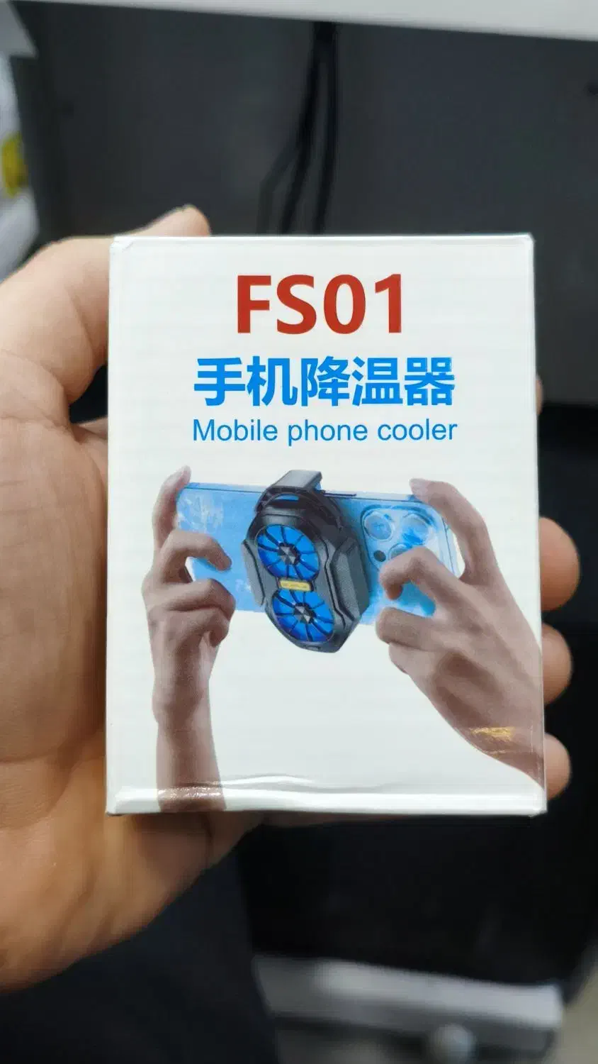 فن خنک کننده دو پنکه ای شارژی|لوازم جانبی موبایل و تبلت|بندر دیر, |دیوار