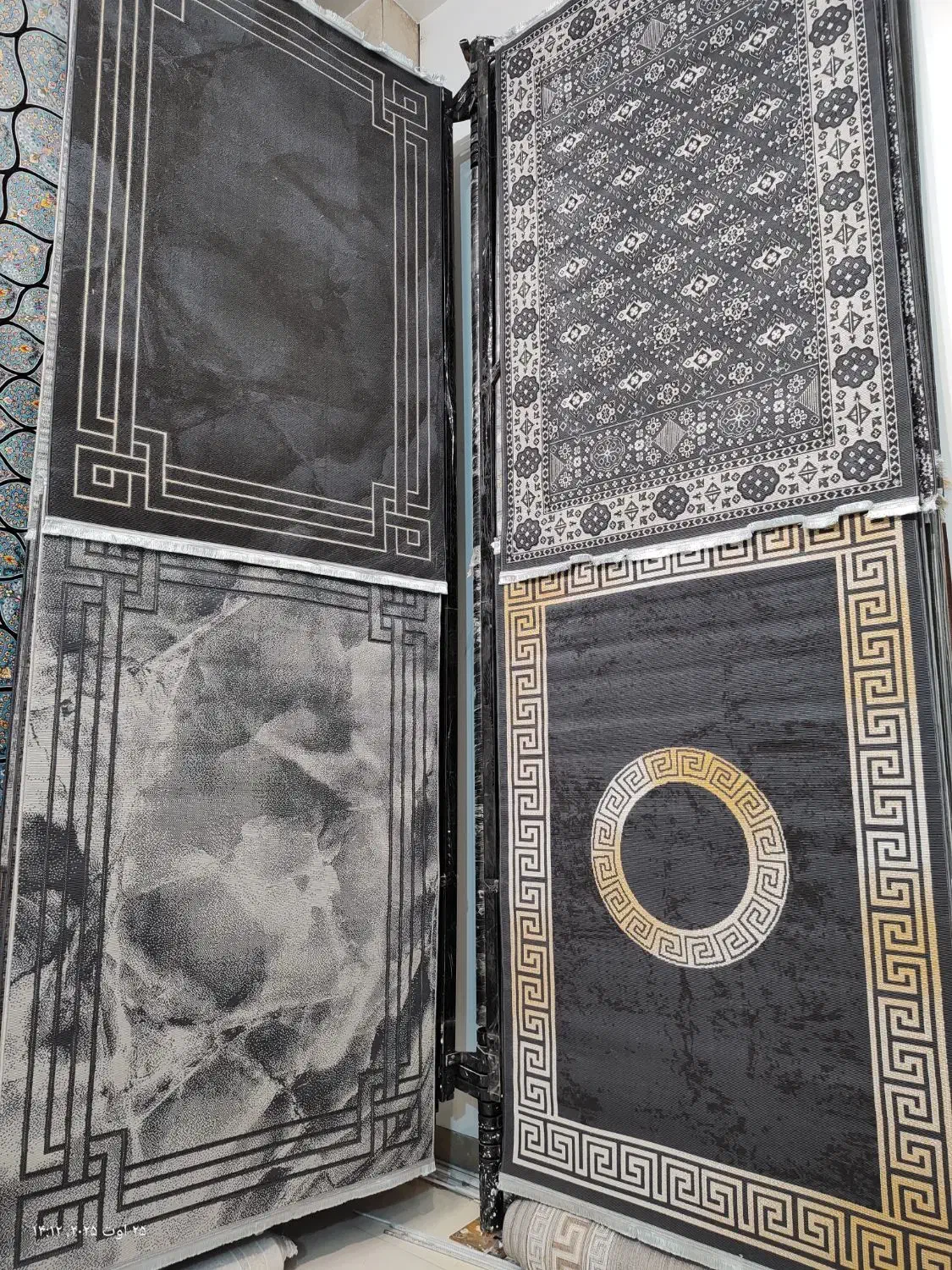 قالیچه 4 متری طرح پوست ماری 35|گلیم، جاجیم، گبه|مشهد, کشف|دیوار