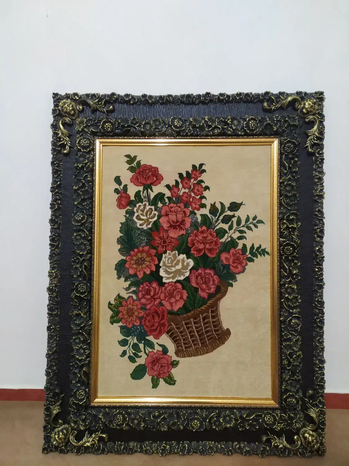 تابلو فرش بافت بیجار|تابلو فرش|بیجار, |دیوار