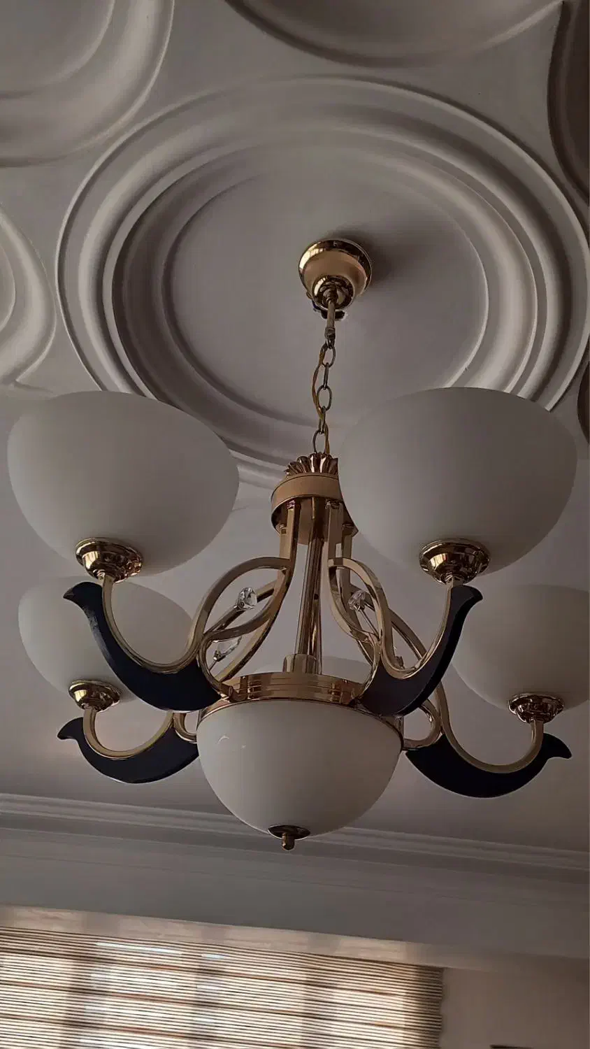 لوستر ۵ شاخه|لوستر و چراغ آویز|جلفا, |دیوار