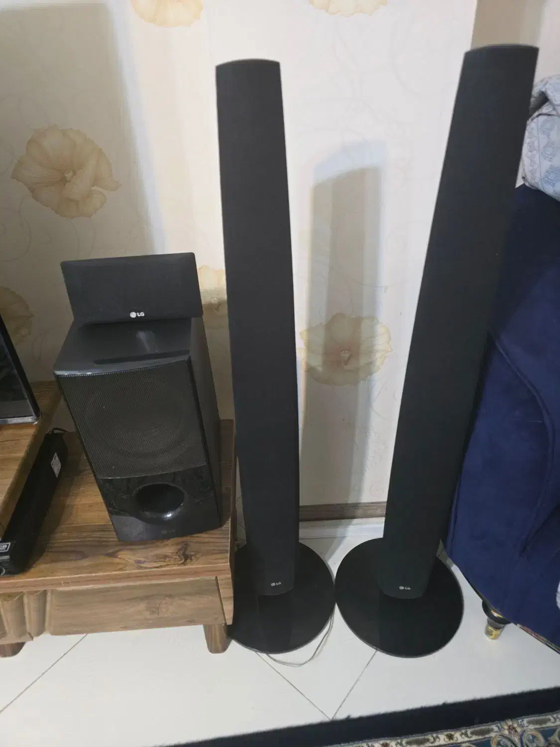 سینما خانگی ال جی اصل ۸۶۰|سیستم صوتی خانگی|اندیشه, اندیشه فاز ۱|دیوار