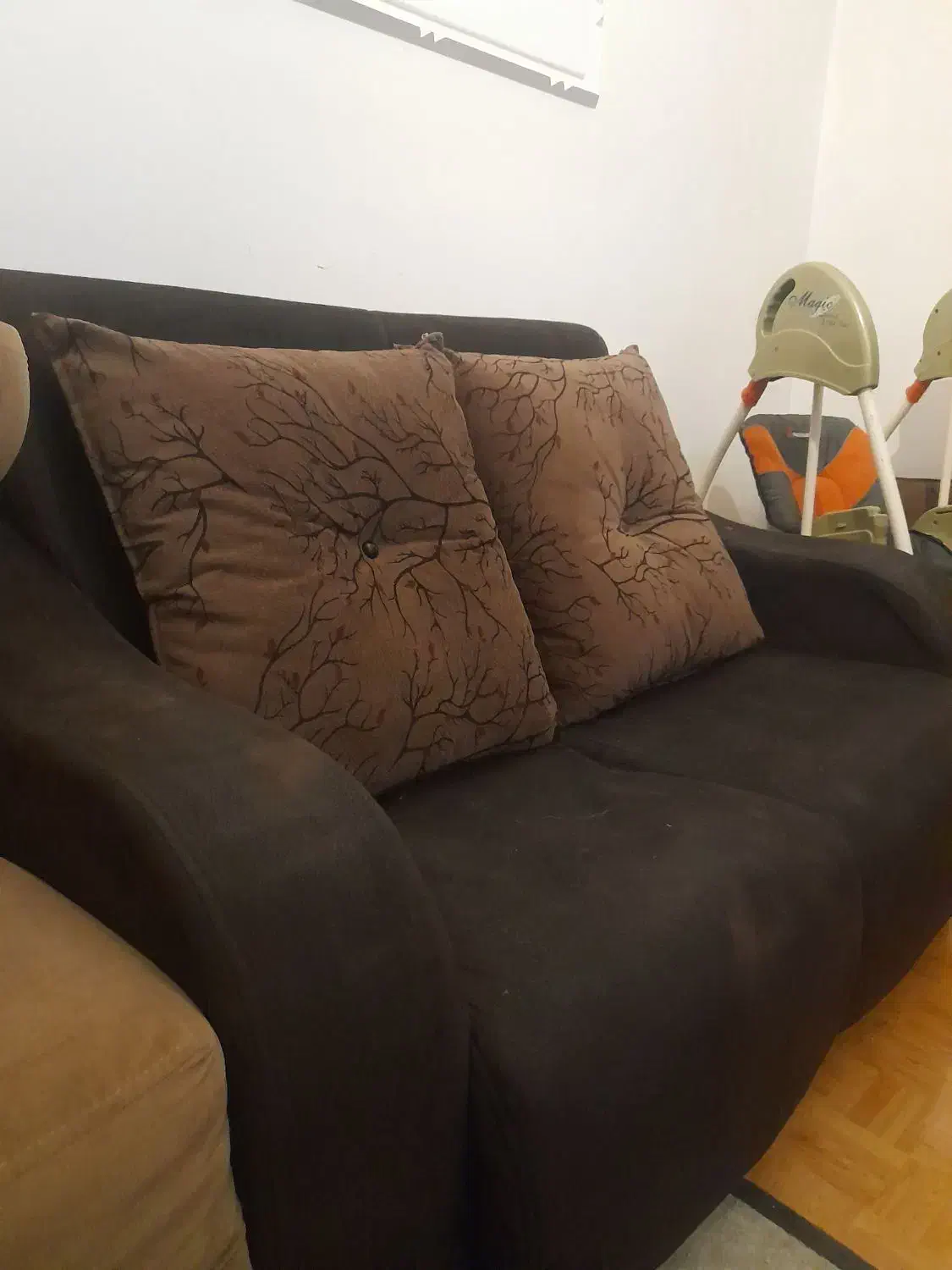 مبل نیم ست تمام پارچه|مبلمان خانگی و میز عسلی|رشت, رشتیان|دیوار