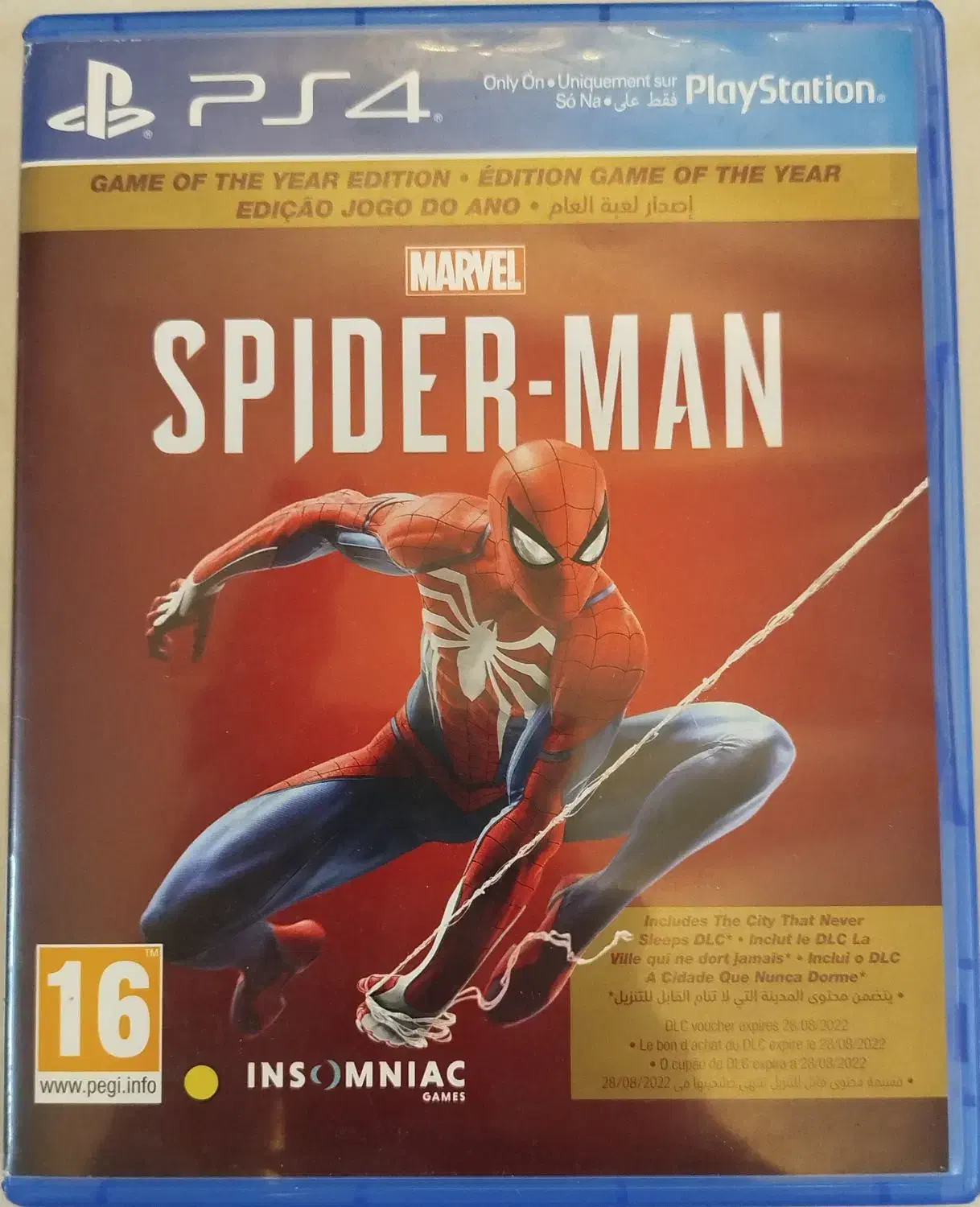 سی دی بازی اسپایدرمن ۱ برای پلی استیشن ۴|کنسول، بازی ویدئویی و آنلاین|اصفهان, جاوان|دیوار