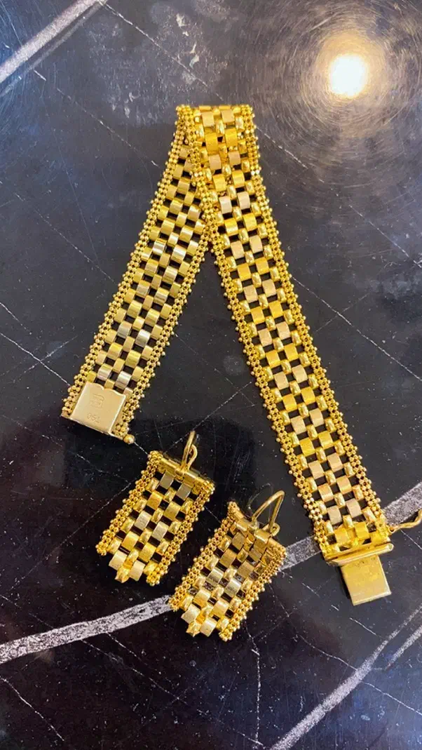 ست دستبندگوشوارهطلا رولکس۴٪|جواهرات|تبریز, |دیوار