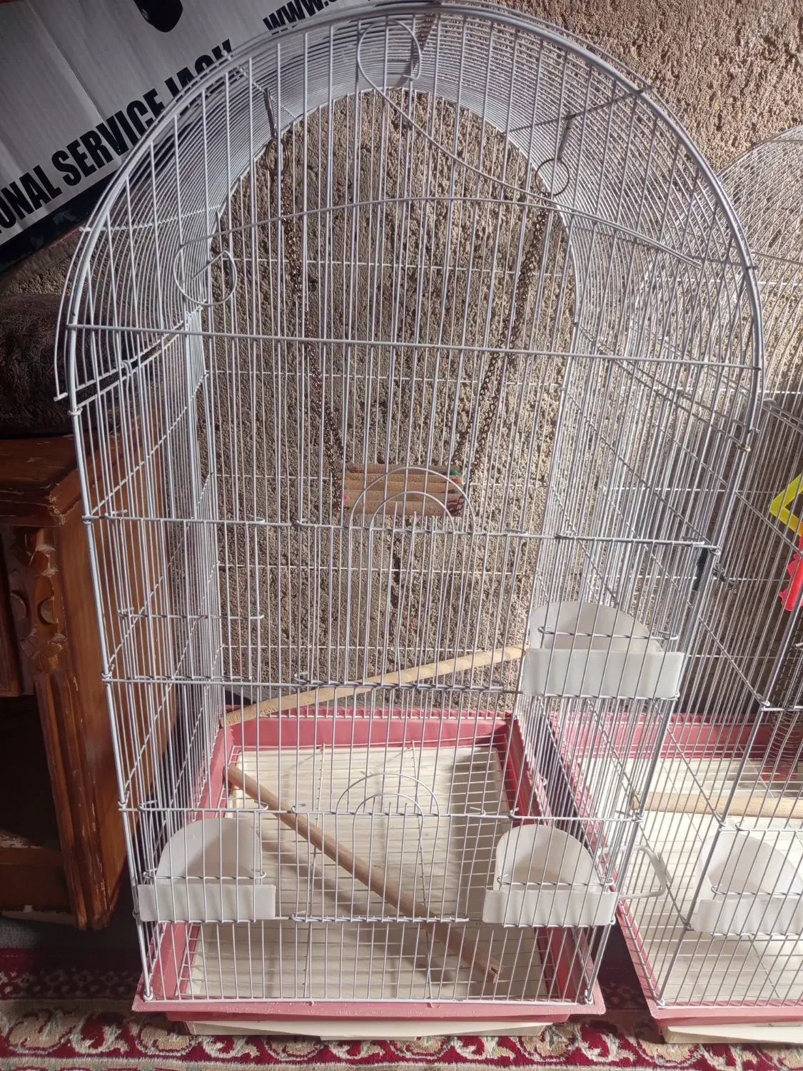 فروش دو عدد قفس طوطی سانان بزرگ|لوازم جانبی حیوانات|اردکان, |دیوار