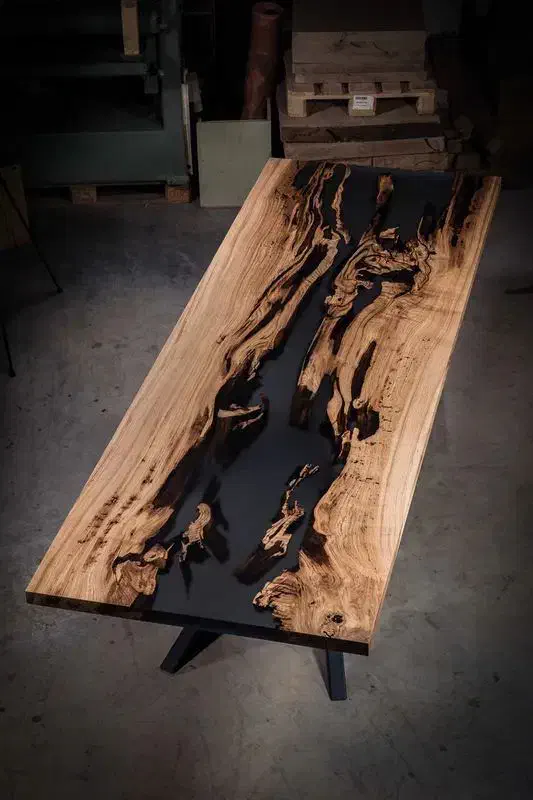 میز رزین اپوکسی و فینگر جوینت پین|مبلمان خانگی و میز عسلی|اهواز, پادادشهر|دیوار