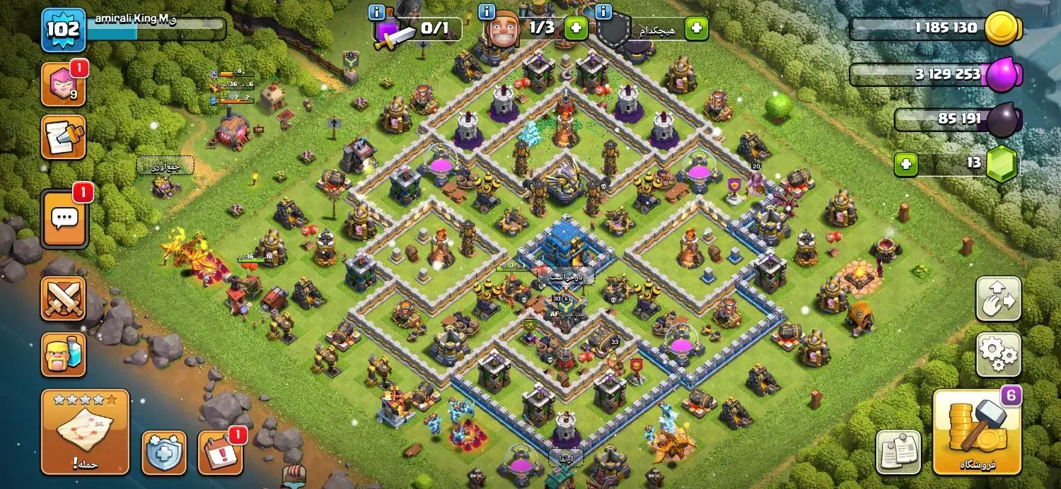 اکانت کلش اف کلنز|کنسول، بازی ویدئویی و آنلاین|قوچان, |دیوار