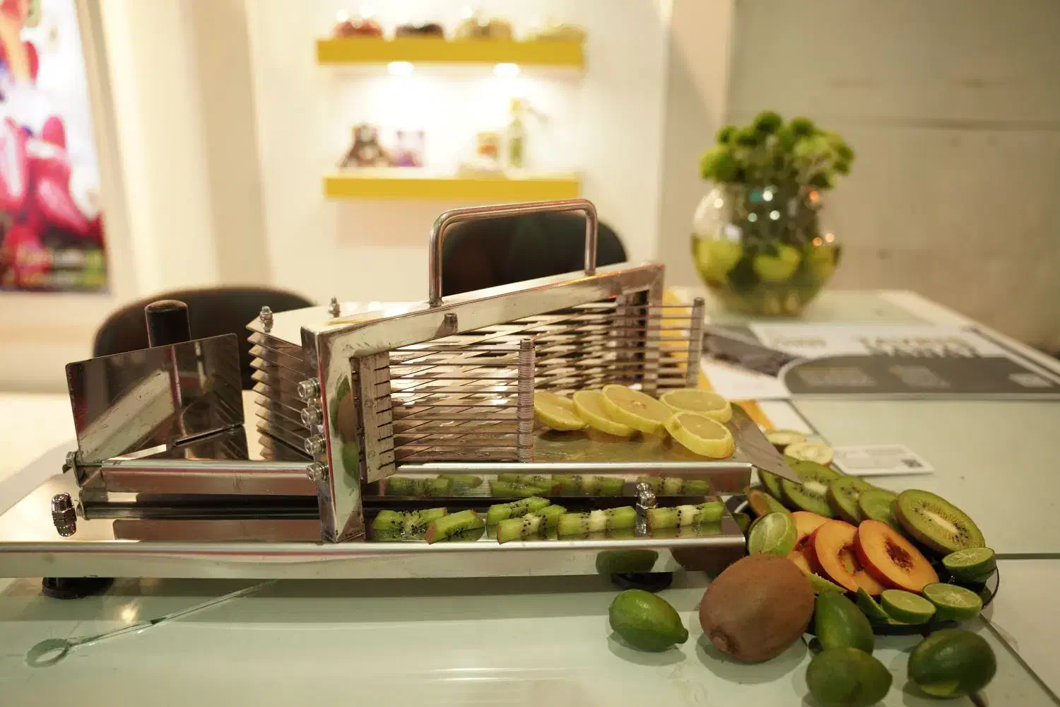 دستگاه خشک کن میوه و اسلایسر استیل کشویی دستی|ماشینآلات صنعتی|تهران, نیلوفر|دیوار