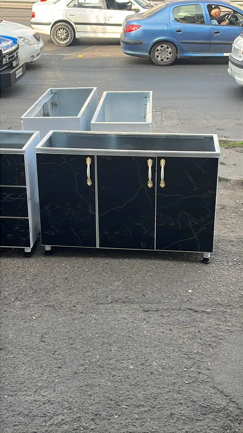 کابینت فلزی با درب های ملامین|مصالح و تجهیزات ساختمان|رشت, قاسمیه|دیوار