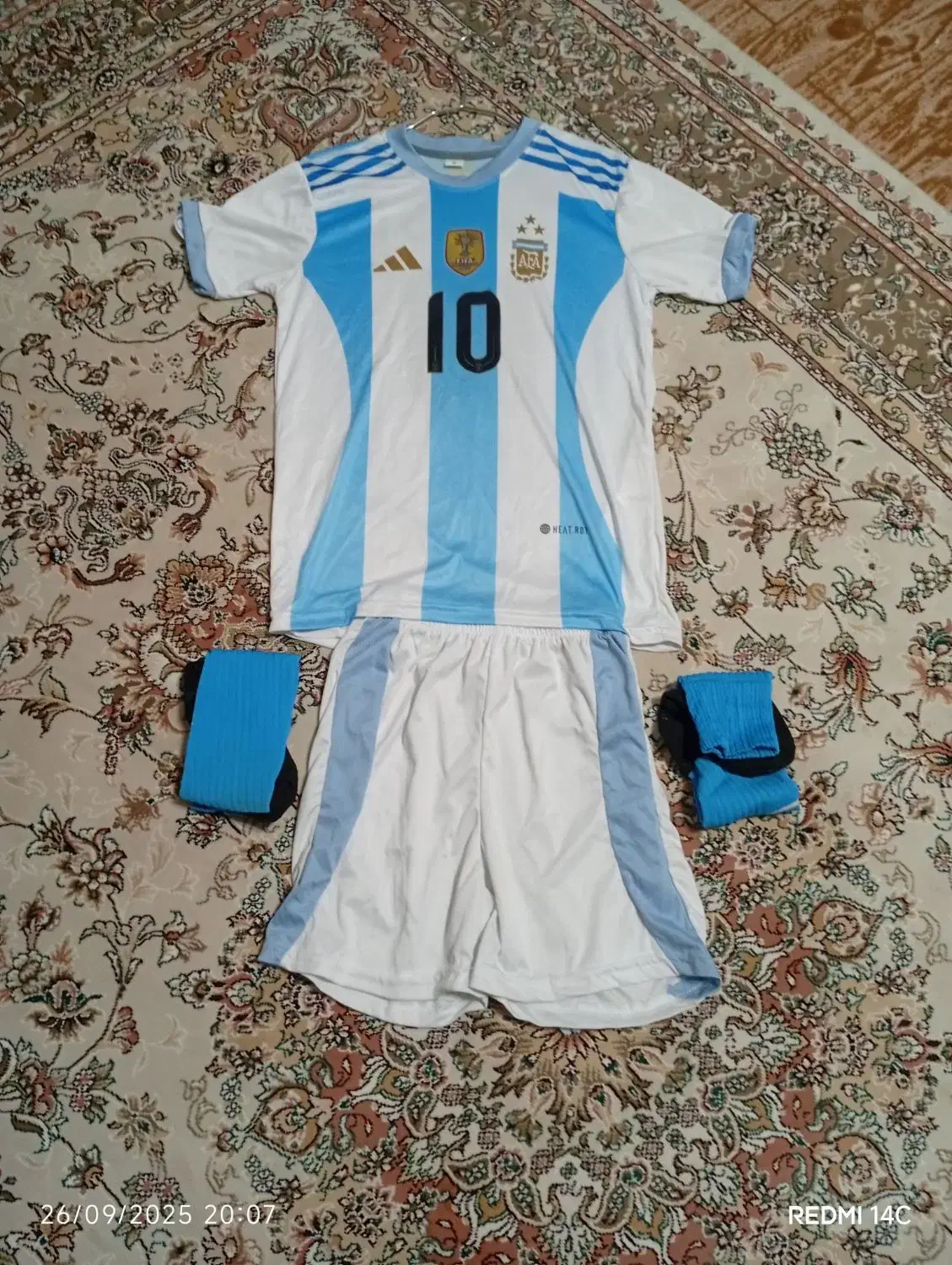 لباس فوتبال مسی آرژانتین|تجهیزات ورزشی|میاندوآب, |دیوار