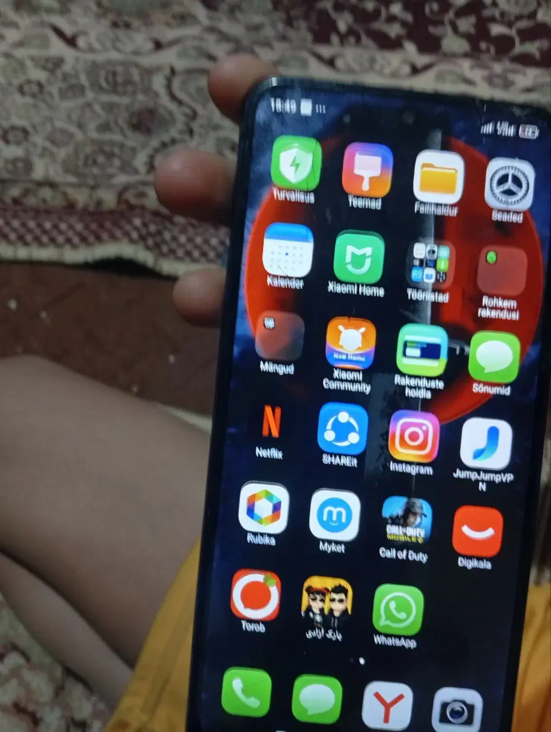 گوشی|موبایل|شیراز, بالا کفت|دیوار