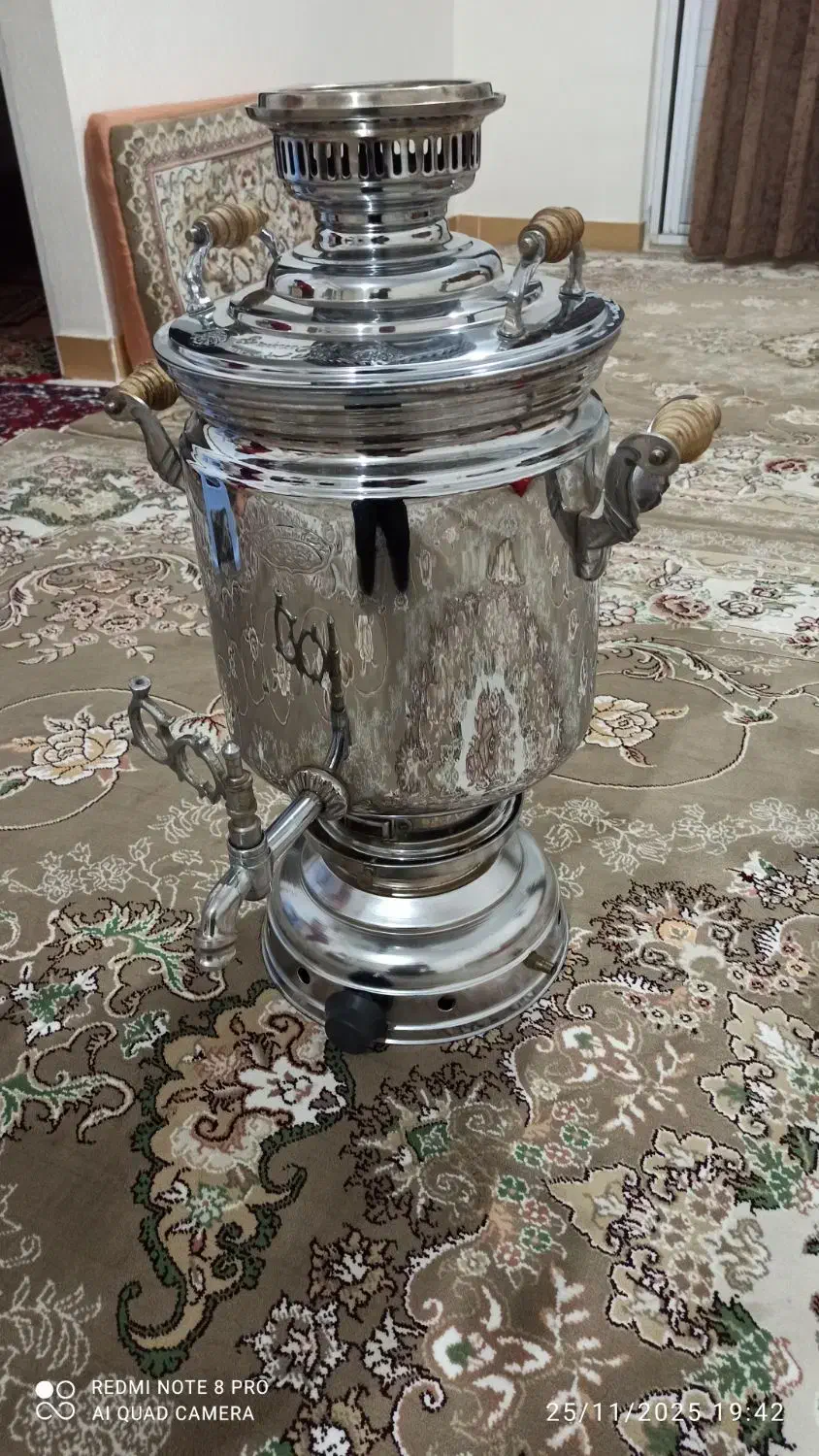 سماور گازی در حد نو|سماور، چایساز، قهوهساز|محمدشهر, محمدشهر|دیوار