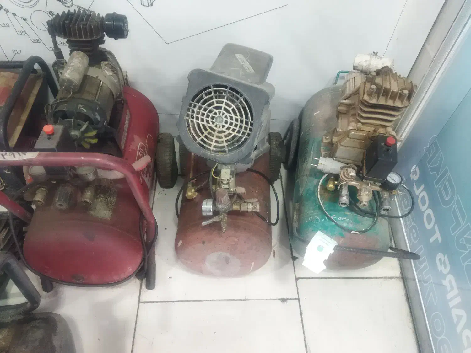 تعمیر انواع کمپرسور(پمپ باد)|خدمات پیشه و مهارت|یاسوج, |دیوار