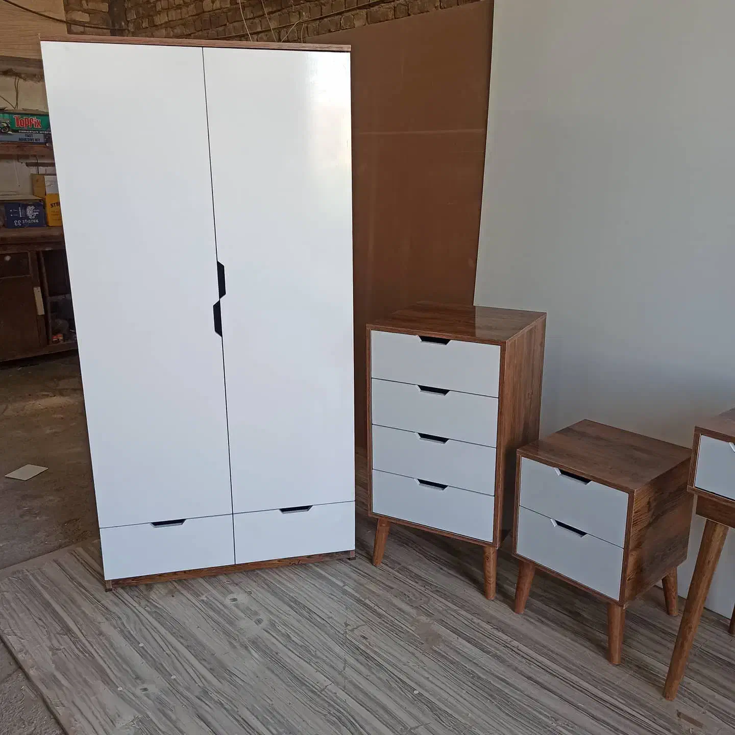 تخت و سرویس چوب|تخت و سرویس خواب|آشخانه, |دیوار