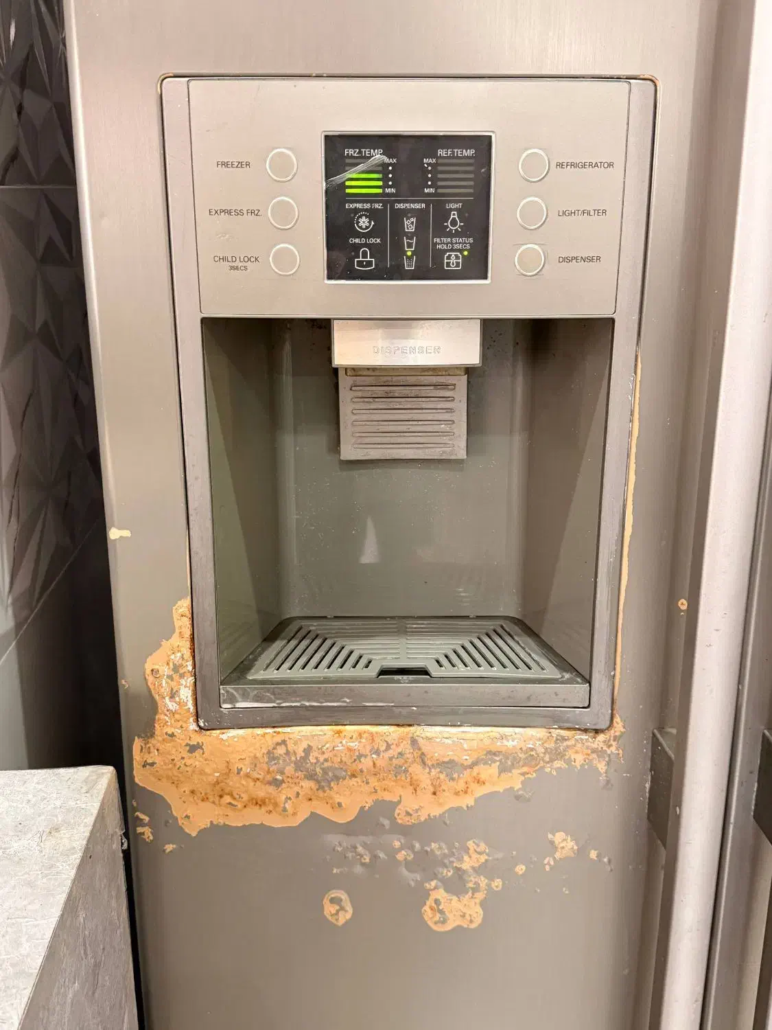 یخچال فریزر ساید کورال|یخچال و فریزر|رشت, معلم|دیوار