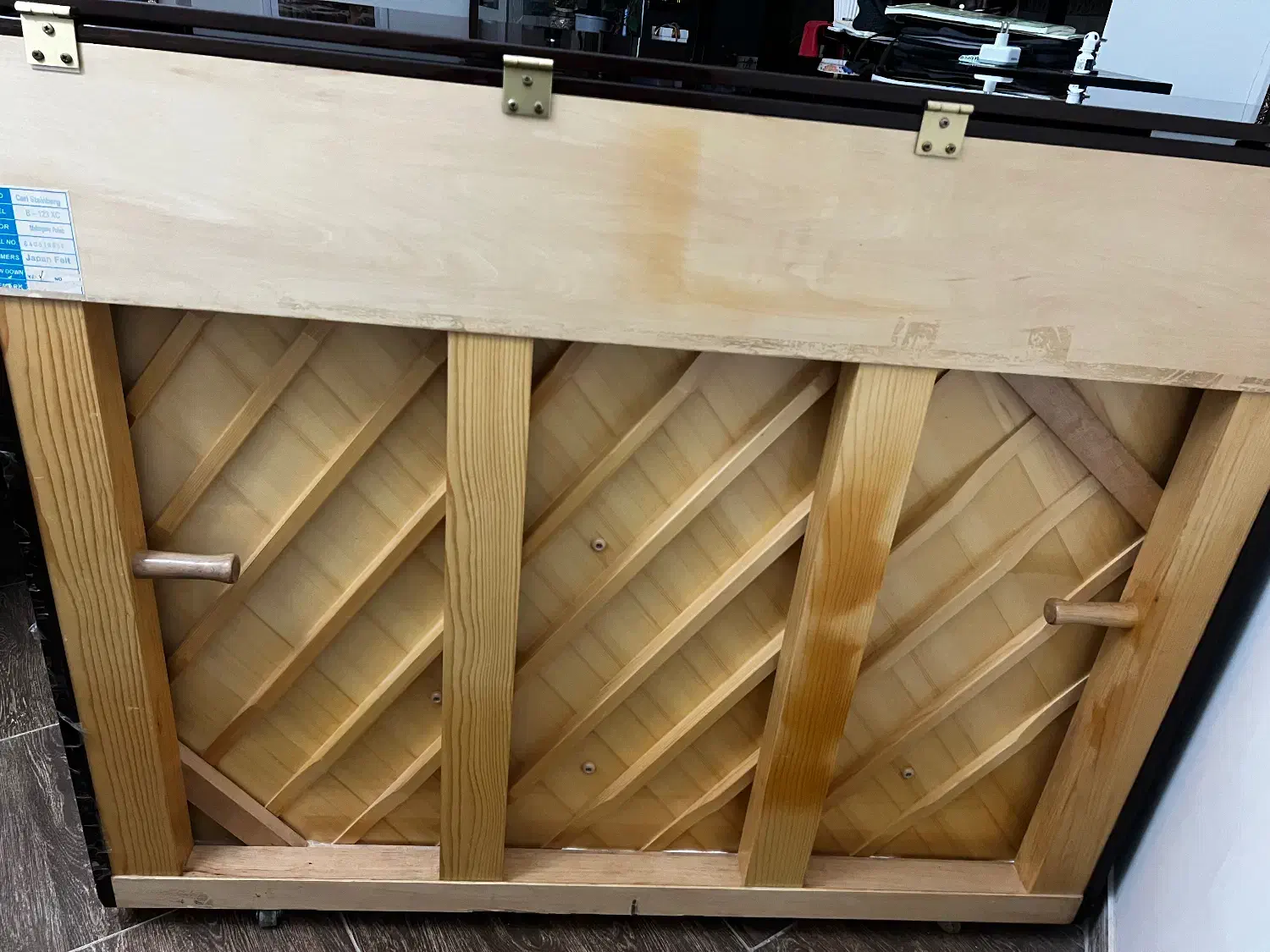 پیانو Carl Steinberg 123cm|پیانو، کیبورد، آکاردئون|جم, |دیوار