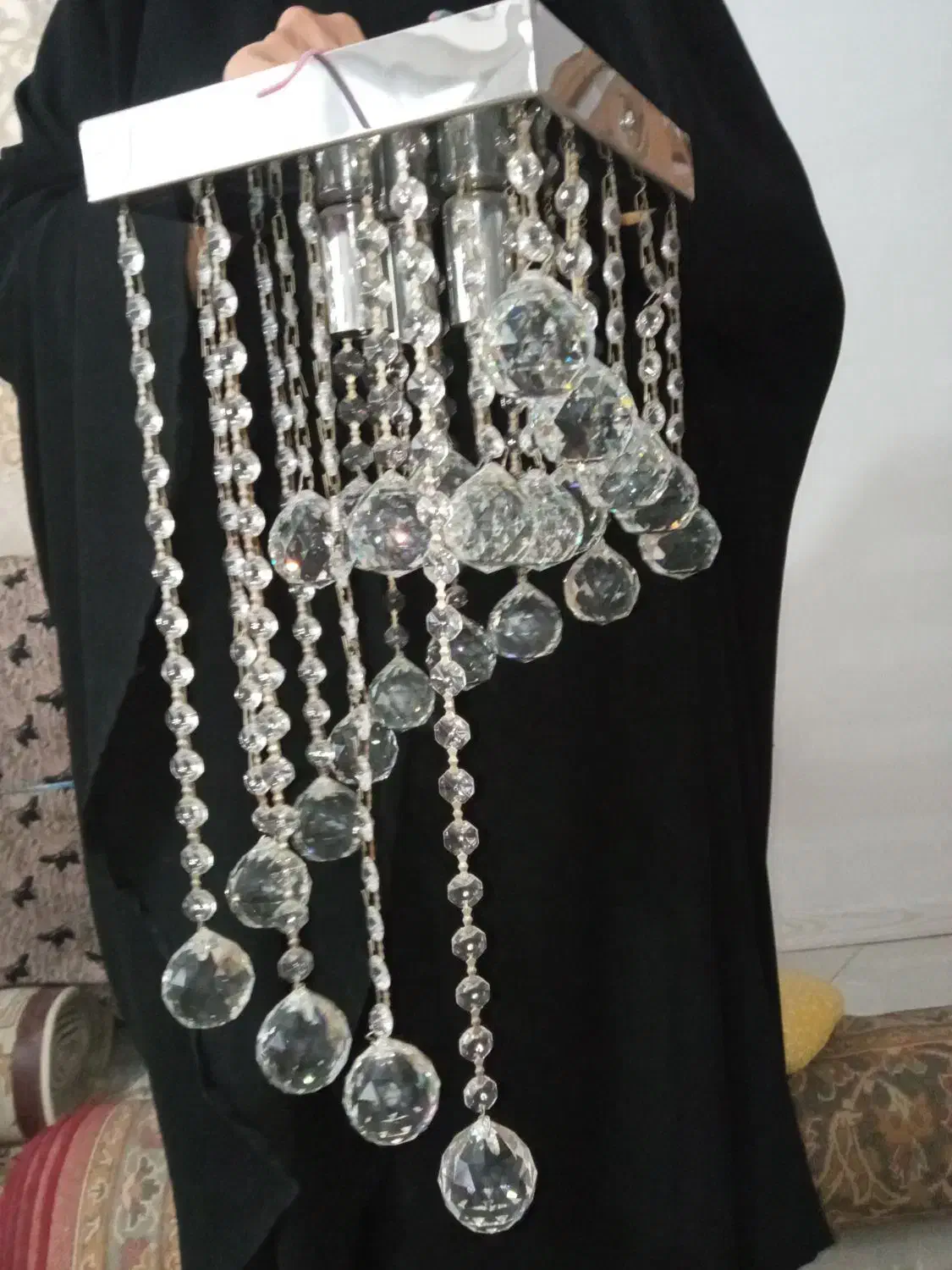 2 عدد لوستر 8 شاخه 3 شعله و جلوی درب یا اتاق خوابی|لوستر و چراغ آویز|مشهد, امام رضا (ع)|دیوار