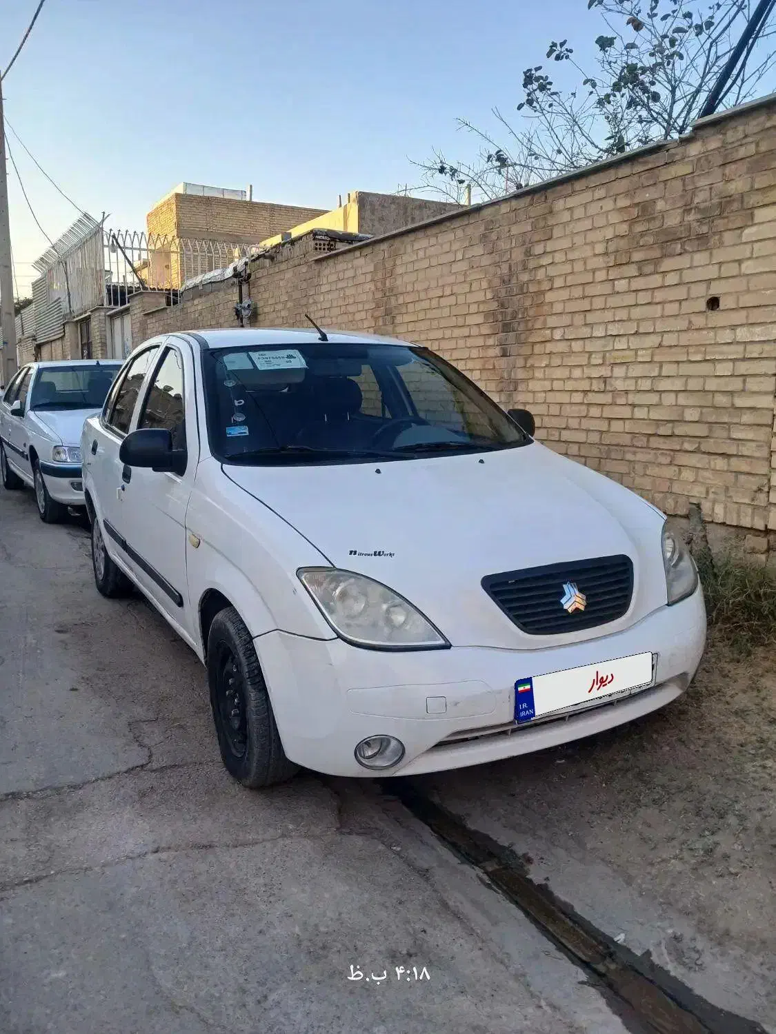 تیبا مدل ۹۴ رنگ سفید دوگانه سی ان جی دستی|خودرو سواری و وانت|شیراز, حجت آباد|دیوار