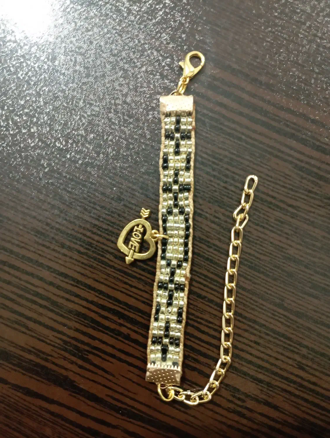 دستبند بافت با منجوق .|بدلیجات|تهران, دژکام|دیوار