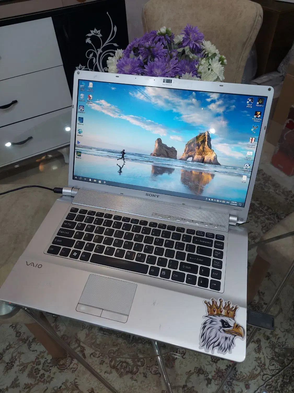 لپ تاپ سونی رم ۴ صفحه ۱۷اینچ رنگ مشکی|رایانه همراه|تهران, دروازه شمیران|دیوار