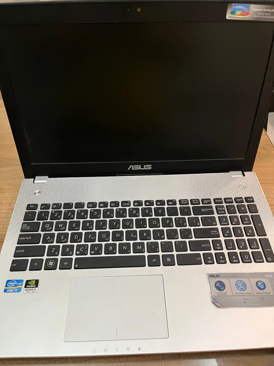 لبتاپ ایسوس مدل N56Vm|رایانه همراه|تهران, گیشا|دیوار