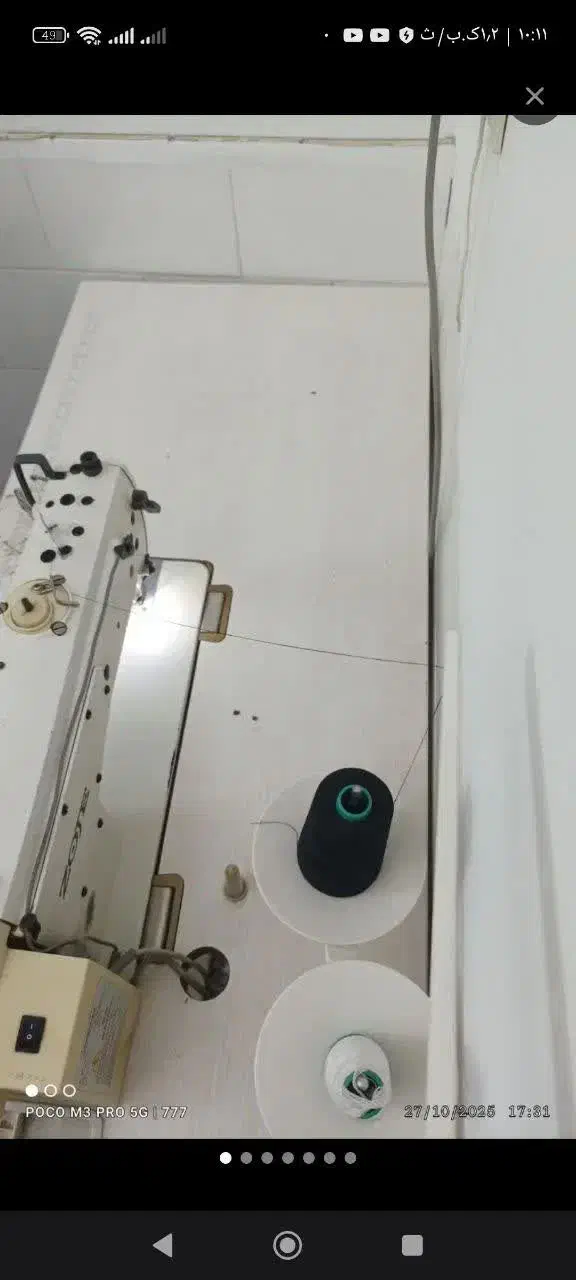 چرخ صنعتی راست دوز زوجی|چرخ خیاطی و ریسندگی|میبد, |دیوار