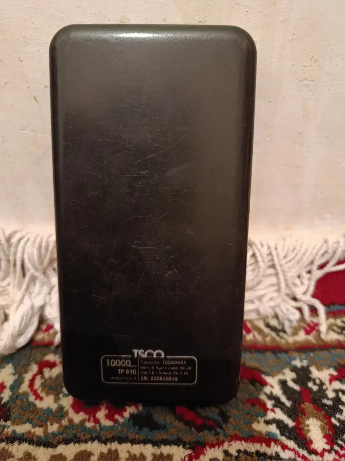 پاوربانک بهترین مارک بازار10000TSCOباکارتن تمیز|قطعات و لوازم جانبی رایانه|دورود, |دیوار