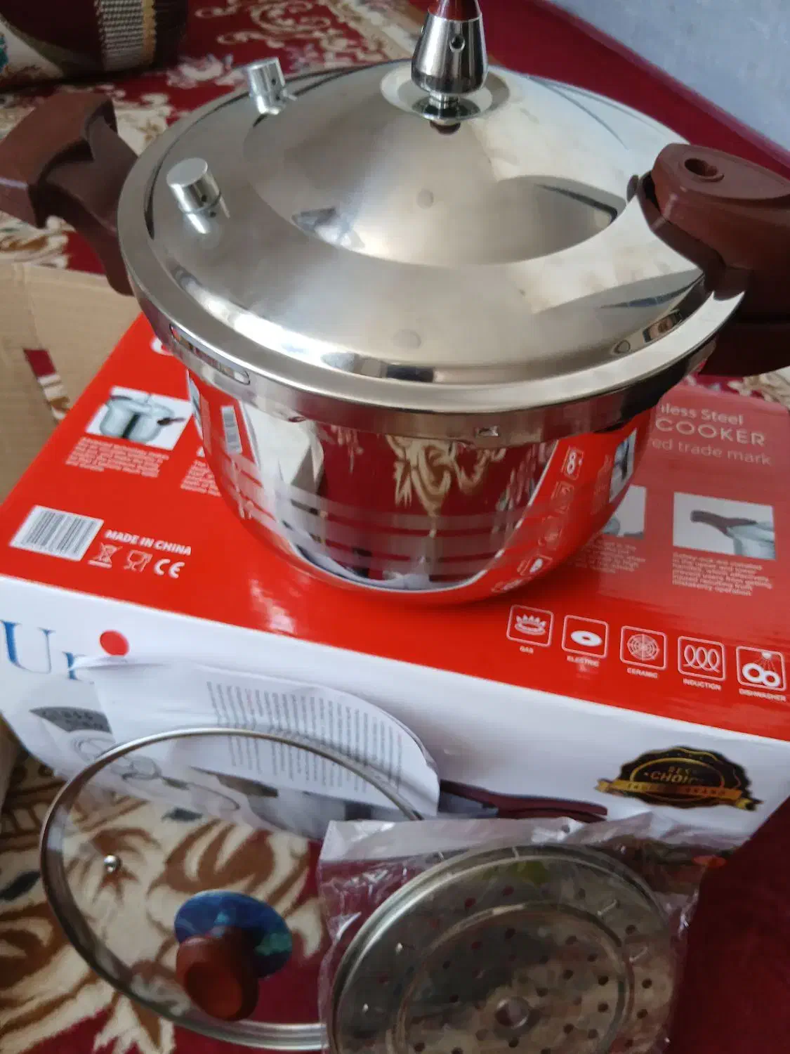 زودپز استیل یونیک نو|ظروف پخت‌وپز|کازرون, |دیوار