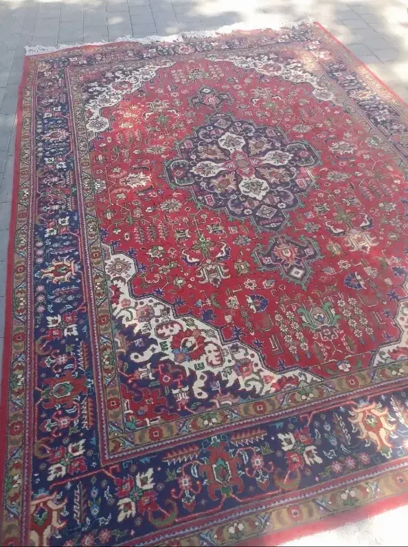 9متری دستباف طرح قبا آذرشهر بدون پارگی|فرش|تهران, استاد معین|دیوار