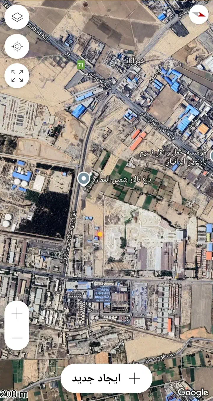 315 متر زمین بایر6دانگ|فروش زمین و ملک کلنگی|باقرشهر, |دیوار